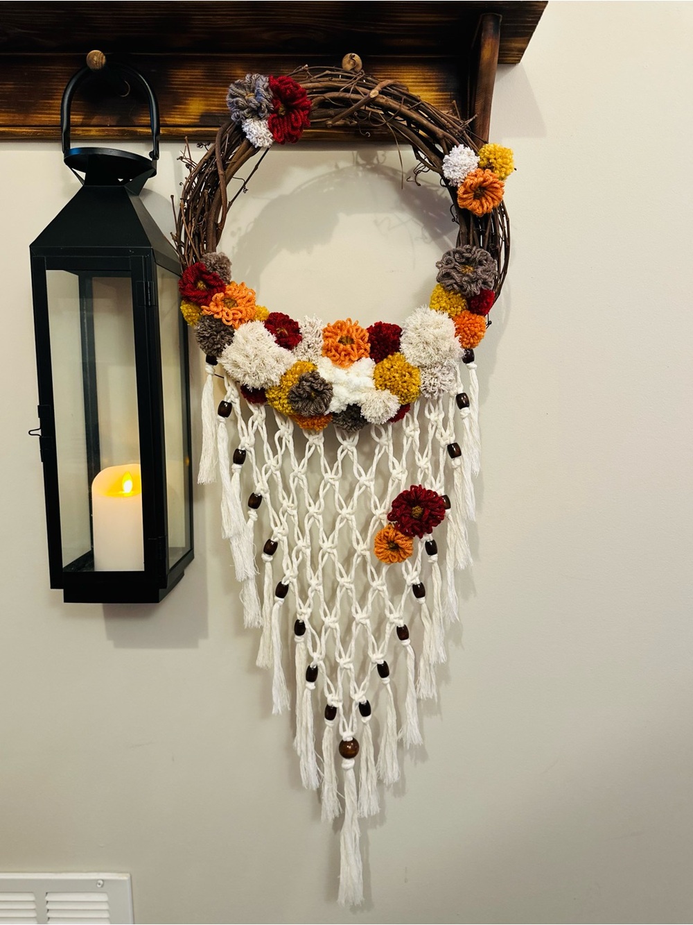 Handmade Fall Door Wreath 🍂